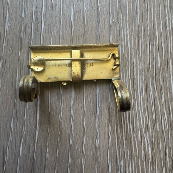 Key hook for purse brooch with vegetation motifs - Picture 2 of 3